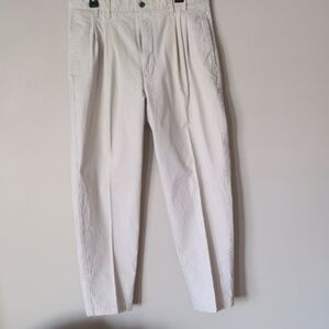 Vintage 90s Cream Khaki Pants Size 34